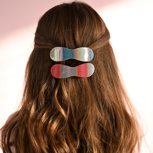  Rainbow Barrettes  