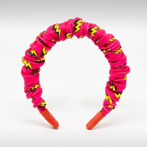 PINK  FLASH  SCRUNCHIEBAND