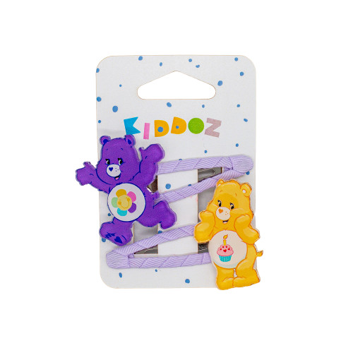 Bear Hugs - Lilac Hair Clips