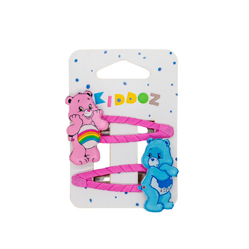 Bear Hugs-Pink Hair Clips