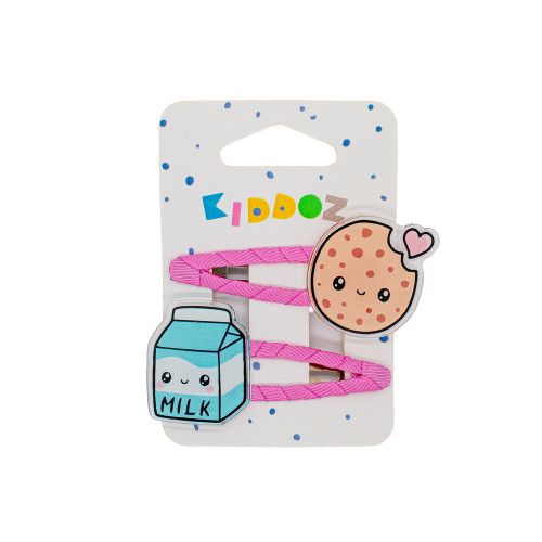 Milk & Cookies Hair Clips