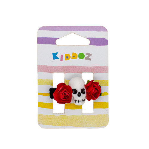 Skull & Roses Hair Clip