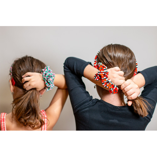 Poppy Line Scrunchie