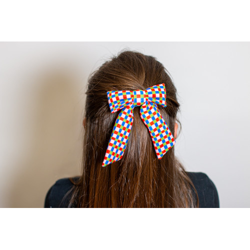 Checkmate Bow Barrette