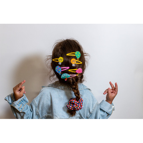 Balloon Bloom Hair Clips