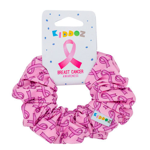 Pink Ribbon Scrunchie