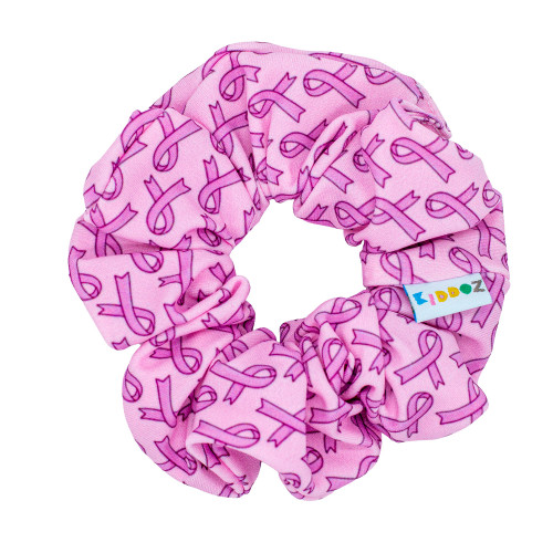 Pink Ribbon Scrunchie