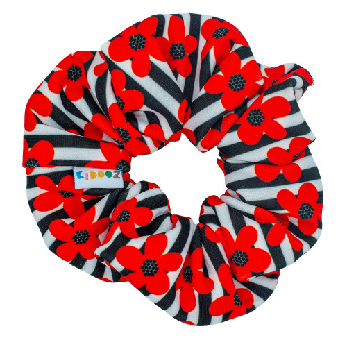 Poppy Line Scrunchie
