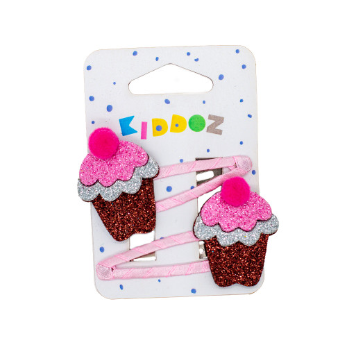 Cupcake Party Hair Clips