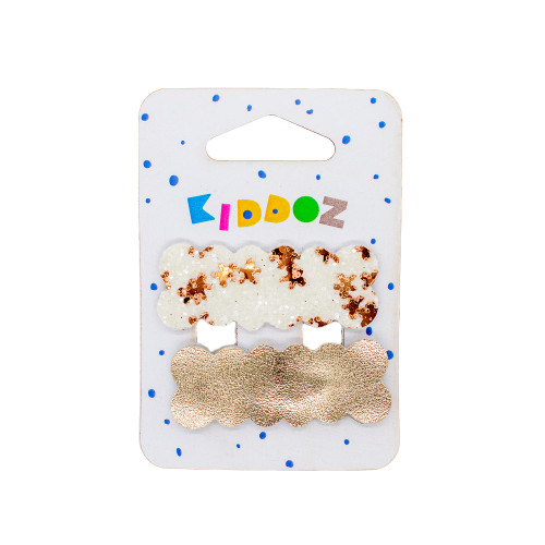 Golden Glow Hair Clips