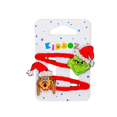 Grinchmas Hair Clips