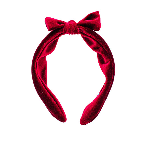 Velvet Bow Headband