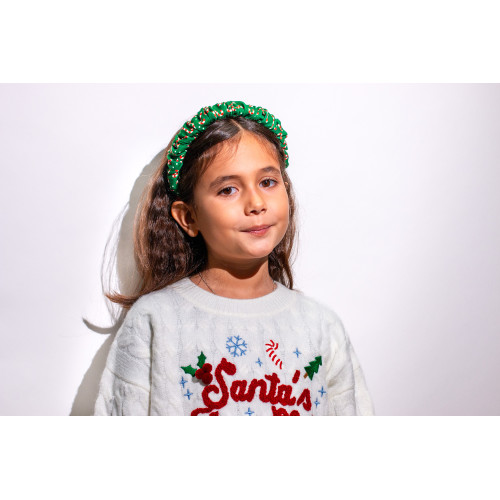 Candy Cane Pop Scrunchieband