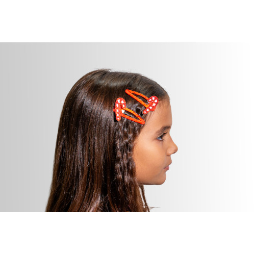 Candy Cane Hair Clips