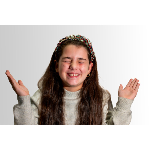 Festive Lines Scrunchieband