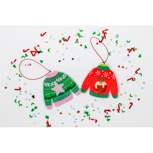 Cozy Sweater Ornaments