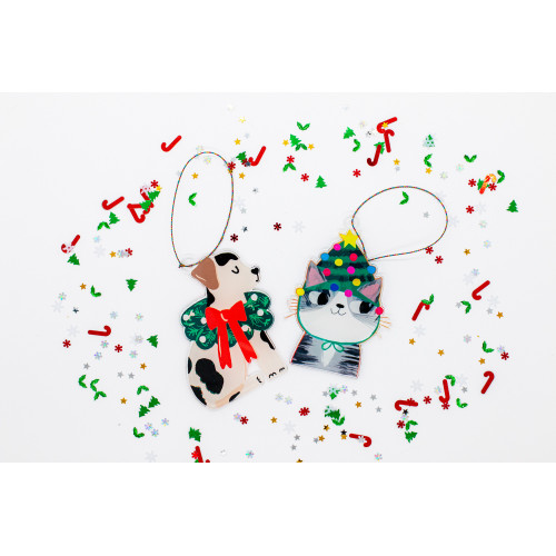 Paws & Claus Ornaments