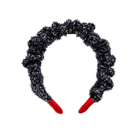 Silver Glow Scrunchieband