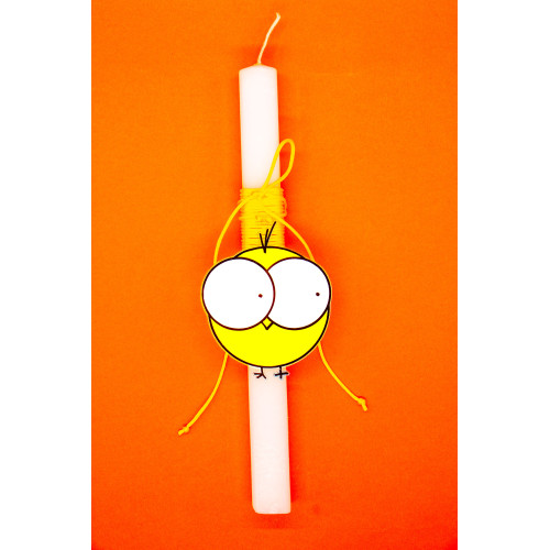 Dizzy Chick Easter Candle
