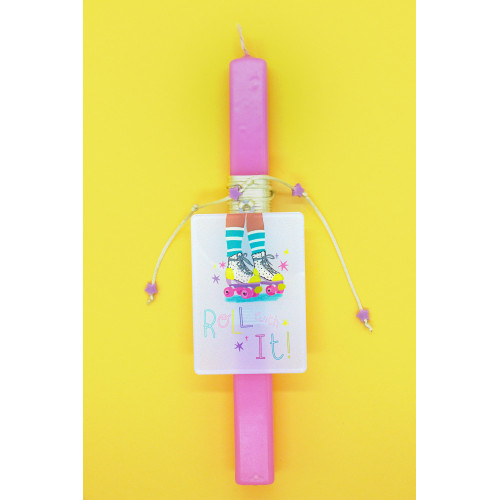 Roll With It Easter Candle