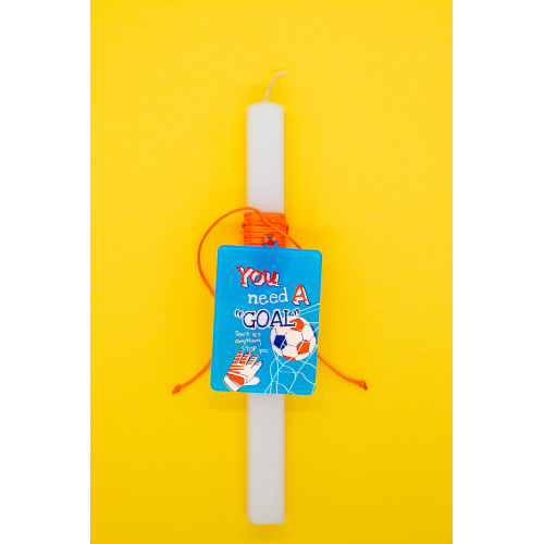 Score Big Easter Candle