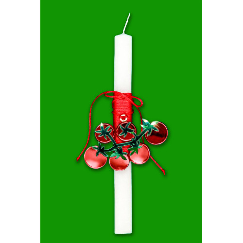 Tomato Garden Easter Candle
