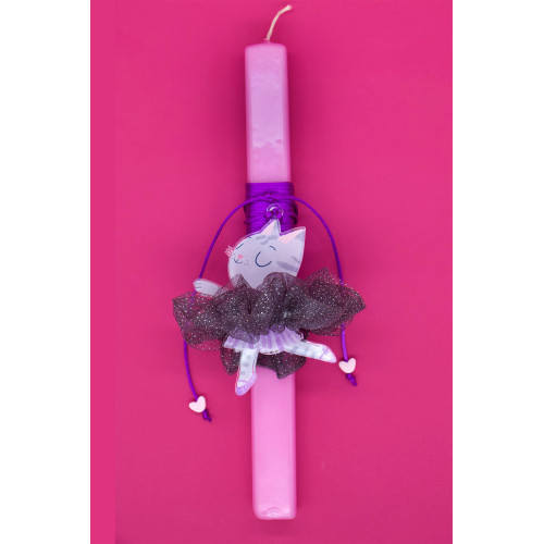 Tutu Kitty Easter Candle