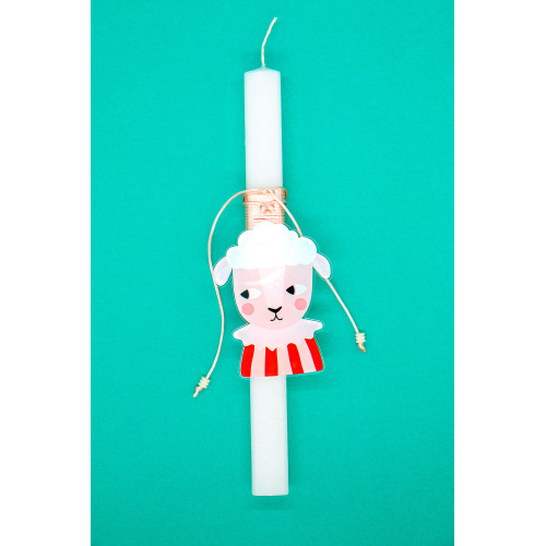 Woolly Easter Candle