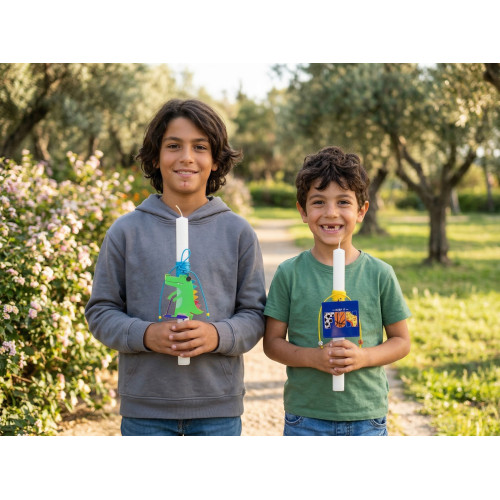 Skater Croc Easter Candle