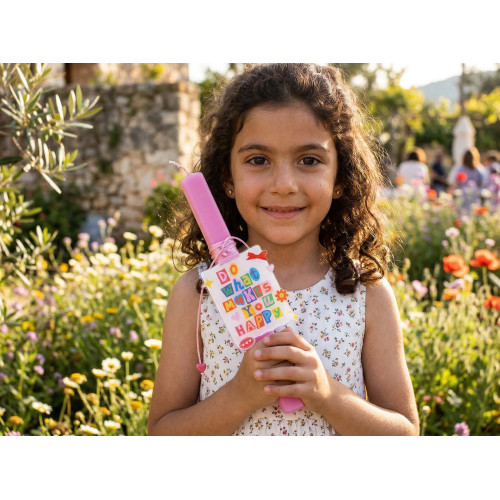 Bright Side Easter Candle