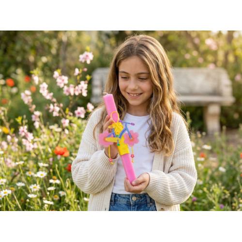 Petal Pedal Easter Candle