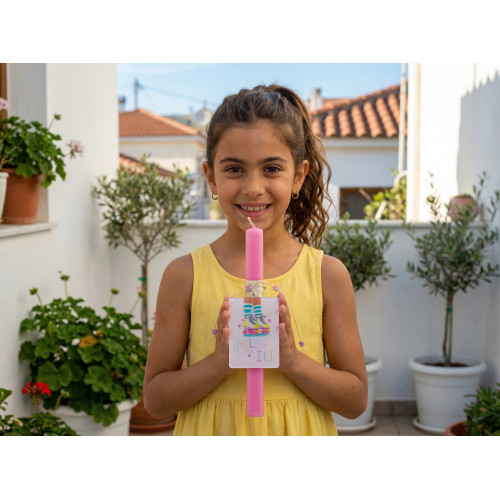 Roll With It Easter Candle