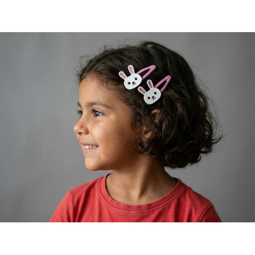 Sparkle Bunny Hairclips