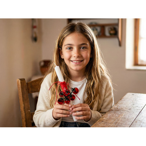 Tomato Garden Easter Candle