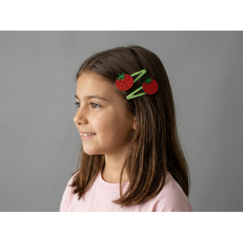 Tomato Garden Hairclips