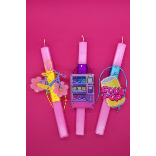 Soda Pop Easter Candle
