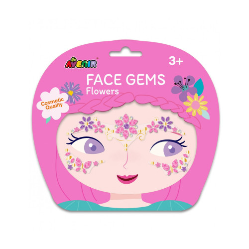 Face Gems Flowers