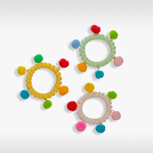 Fun Fun Pompom Hairties