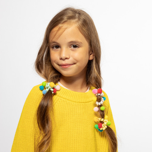 Fun Fun Pompom Hairties