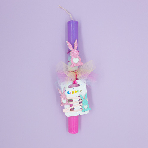 Bunny Hair Clips Candle