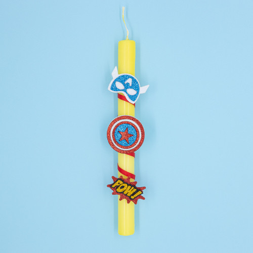 Super Hero Pin Candle