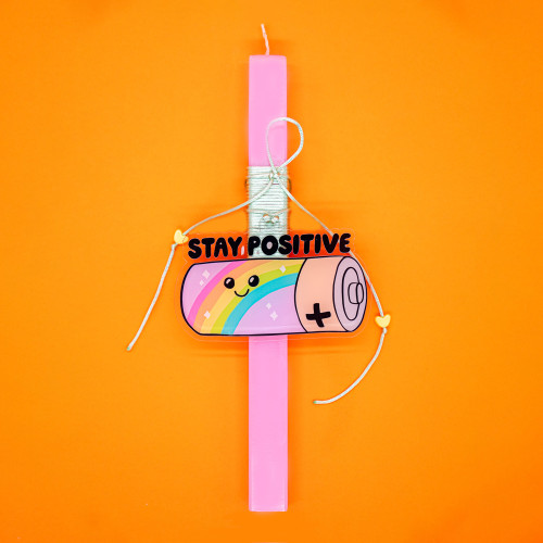Stay Positive Candle