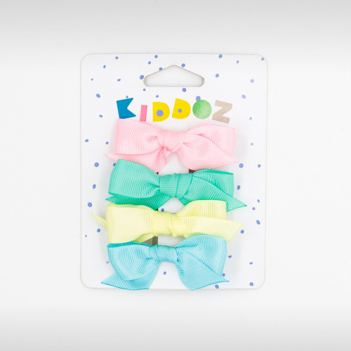 Pastel Bow Clips