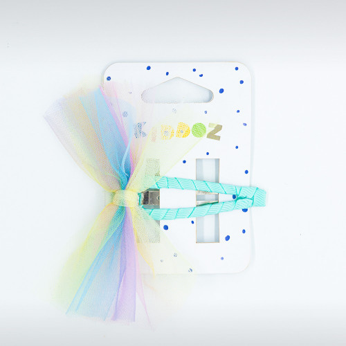 Rainbow Bow Clip