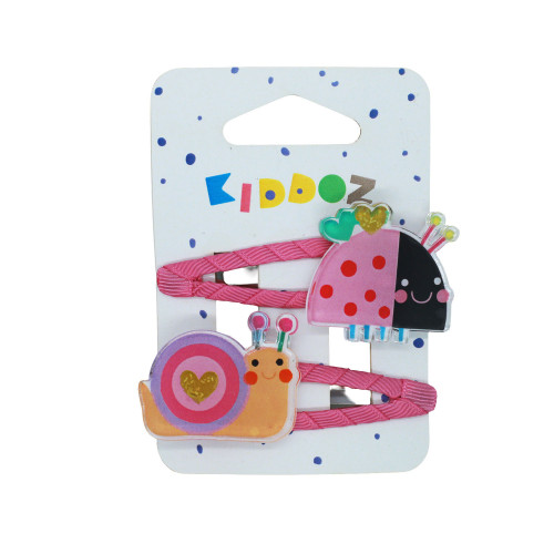 Snail & Sparkle Bug Hair Clips