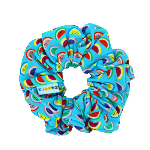 Rainbow Melon Scrunchie
