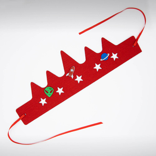 Space Birthday Crown