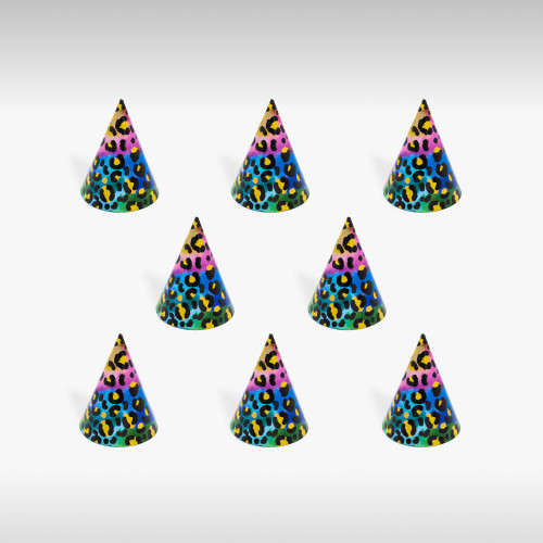 Animal Print Party Hats