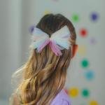 Rainbow Tutu Clip