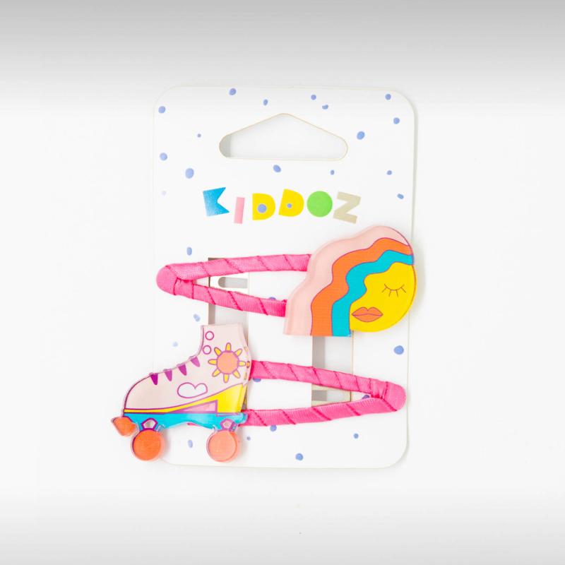 Roller Blade Girl Hairclips